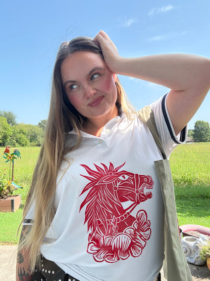 Giddy Up Polo Top