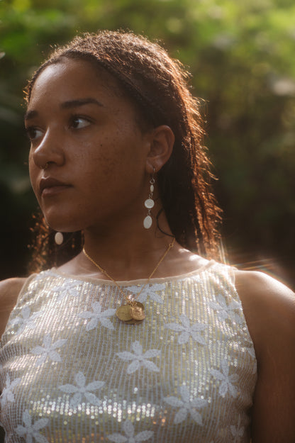 Shell Drop Earrings