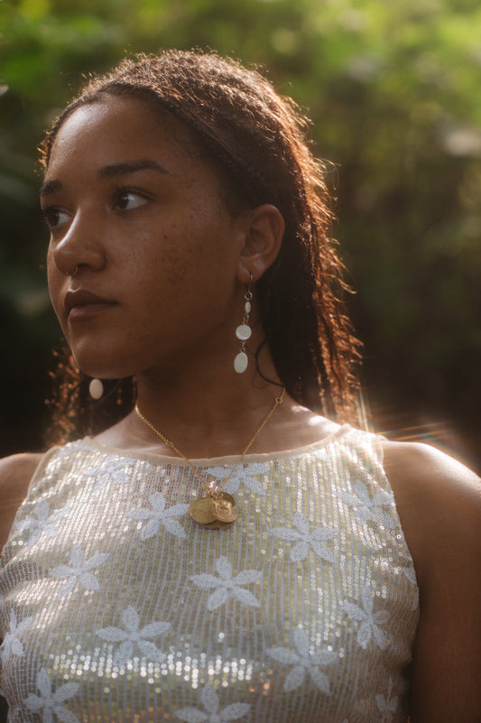 Shell Drop Earrings