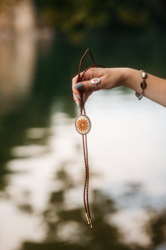 Sunburst Bolo Tie