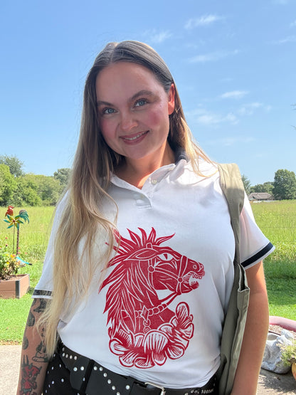 Giddy Up Polo Top