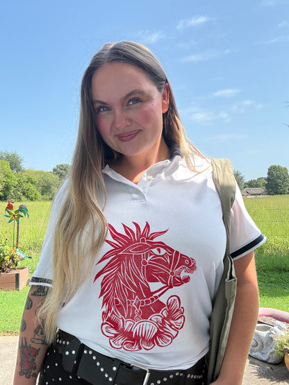 Giddy Up Polo Top